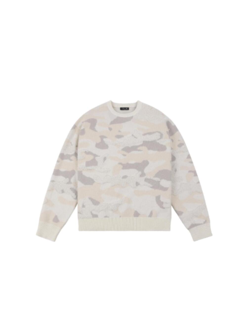 Dime Camo Chenille Knit Arctic L